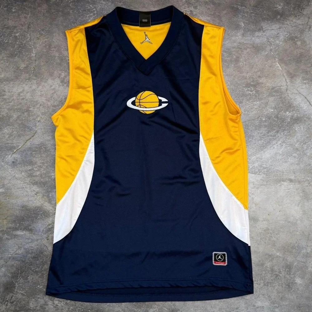 Vintage Jordan California Berkeley Sleeveless Basketball Jersey Mens Size Medium